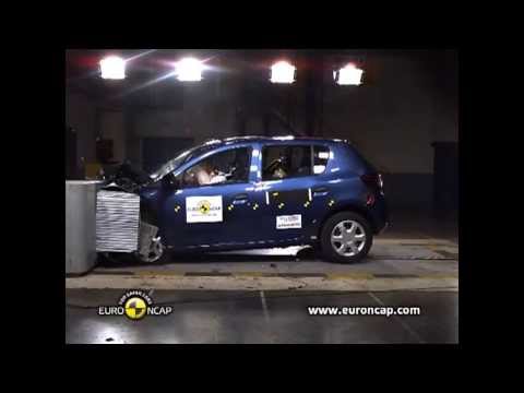 Краш-тест Рено Сандеро Euro NCAP Dacia Sandero 2 Crash Test