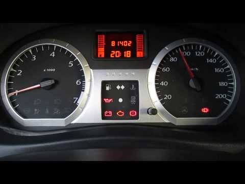 Тест приборной панели Lada Largus