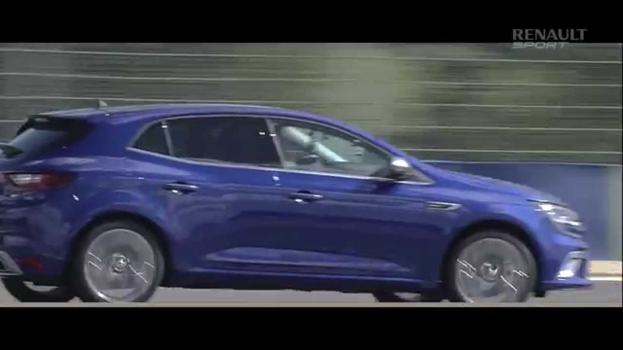 Новый Megane-4 GT на трассе в Ле Мане