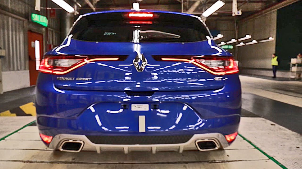 Renault Megane 4 - сборка на конвейере